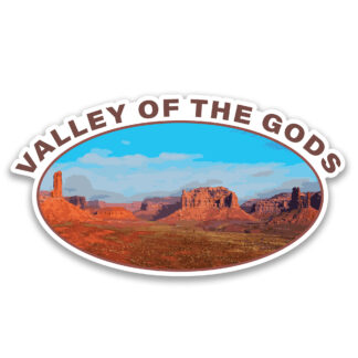 Valley of the Gods Sticker